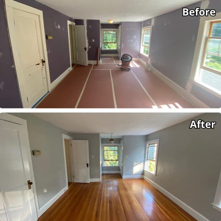 Home 28 Before and after interior house painting in New Haven, CT by Westfhal House Painters