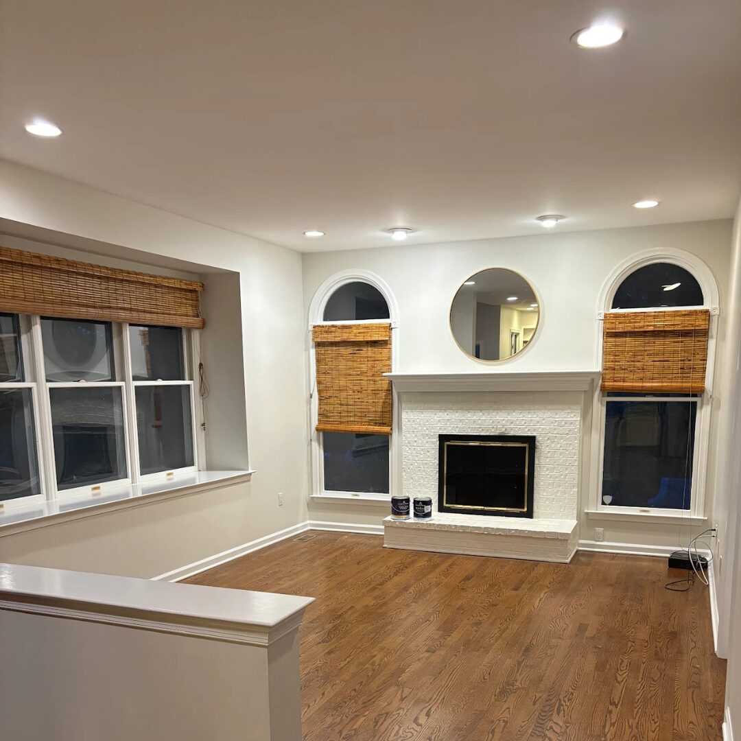 Drywall repair project in Wilton CT